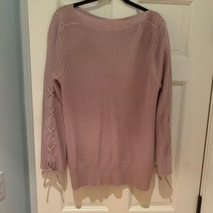 Mauve knit Ivanka Trump sweater